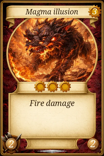 Magma illusion