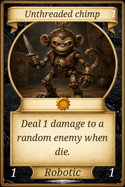 Unthreaded chimp