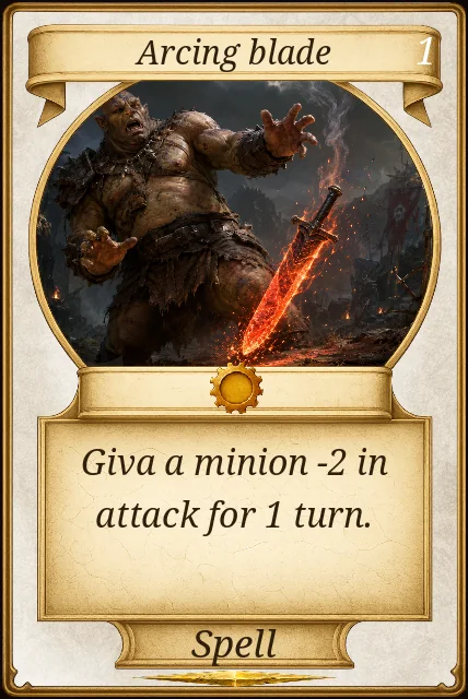 Arcing blade