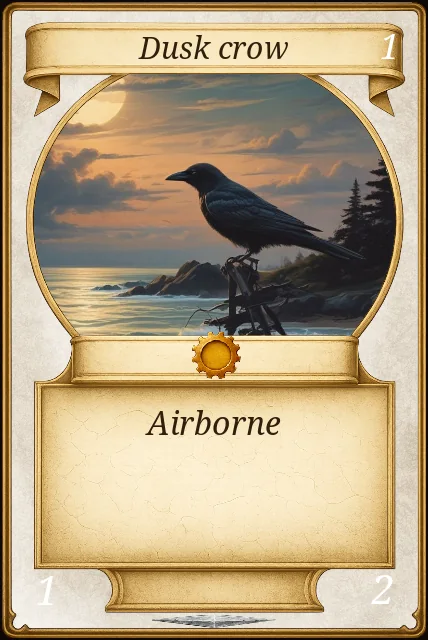 Dusk crow