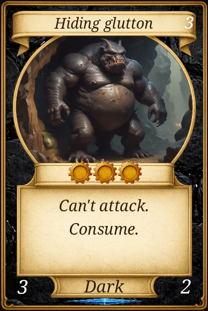 Hiding glutton